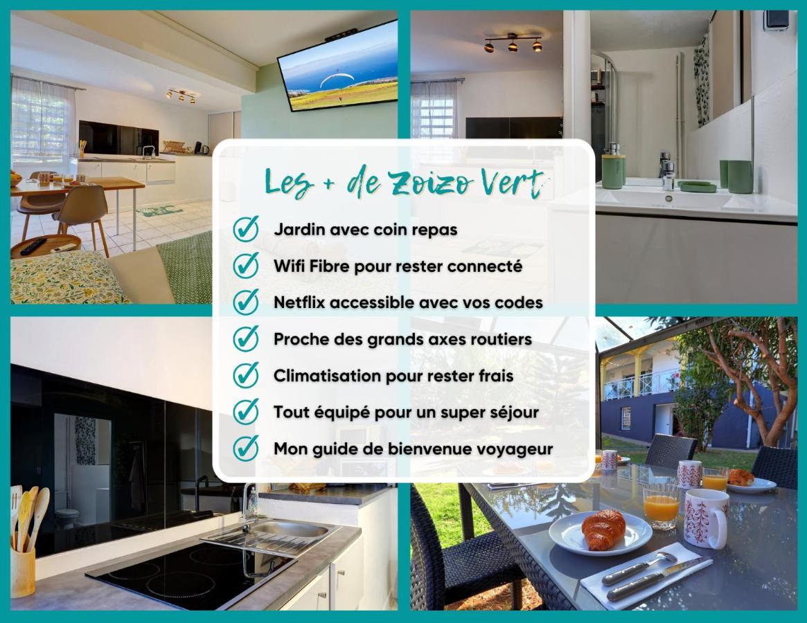 Zoizo Vert - Studio Au Calme Avec Jardin - St Leu Saint-Leu Εξωτερικό φωτογραφία